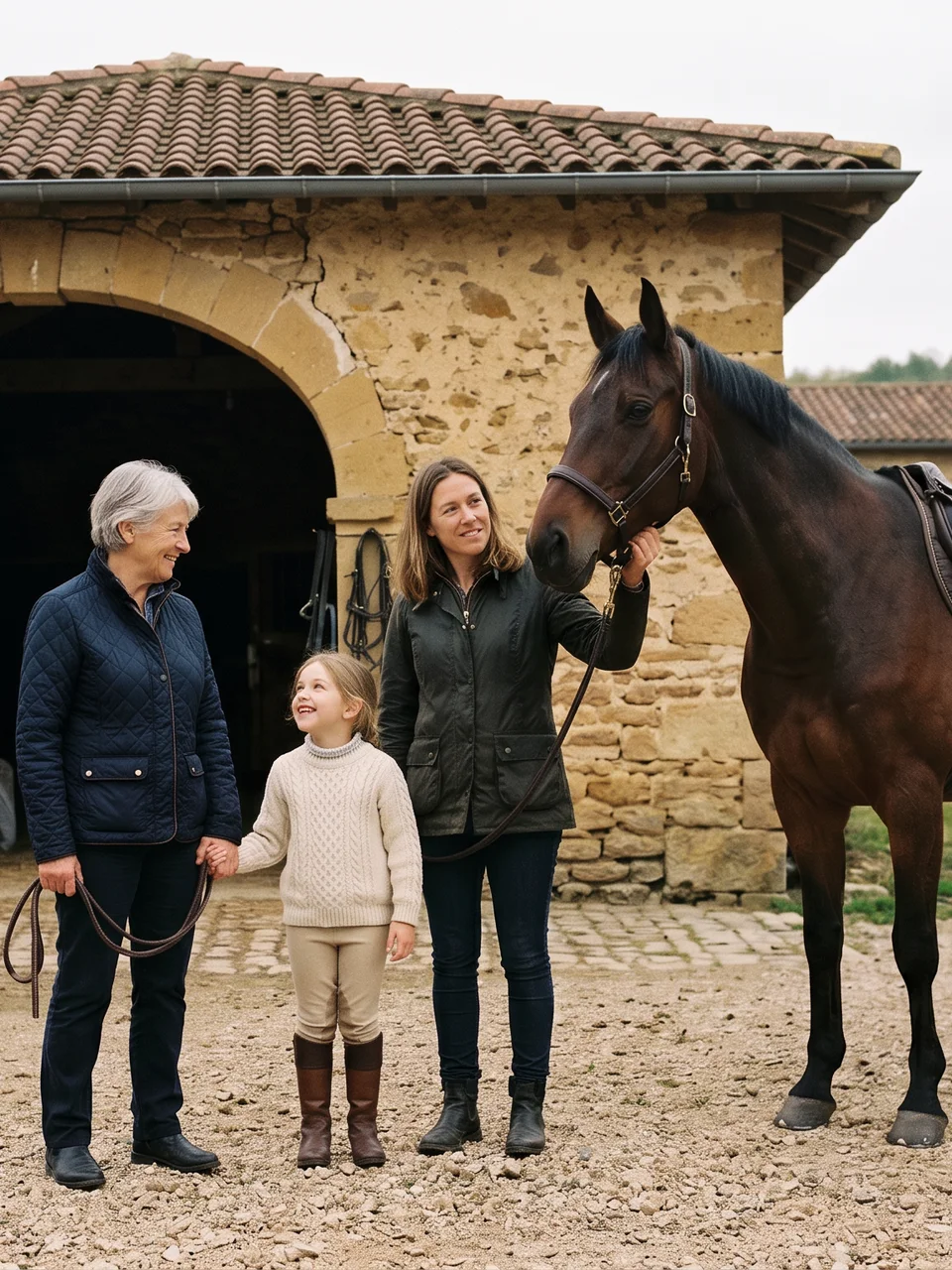 L'équipe, Les Poneys du Bois Bettu, centre équestre à Taponas