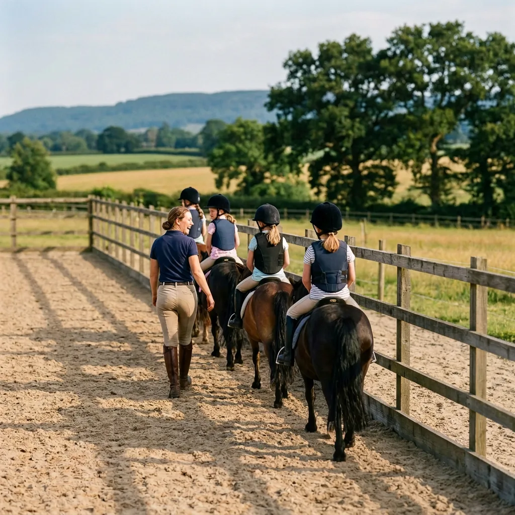 Cours de poney à Taponas, Rhône